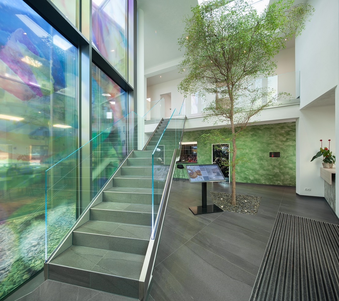 Big tropical tree interior lobby and stairway - Norway, Finland, Sweden, Denmark - Europe buy online